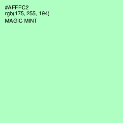 #AFFFC2 - Magic Mint Color Image