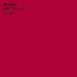 #B00036 - Shiraz Color Image