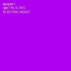 #B000F1 - Electric Violet Color Image