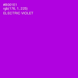 #B001E1 - Electric Violet Color Image