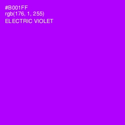 #B001FF - Electric Violet Color Image