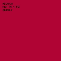 #B00434 - Shiraz Color Image