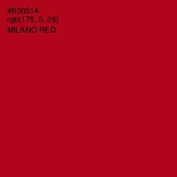 #B0051A - Milano Red Color Image