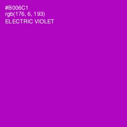 #B006C1 - Electric Violet Color Image