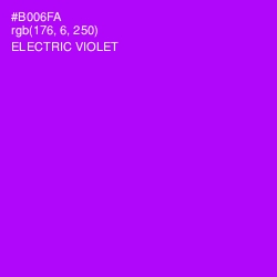 #B006FA - Electric Violet Color Image