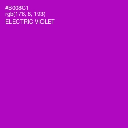#B008C1 - Electric Violet Color Image