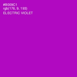 #B009C1 - Electric Violet Color Image