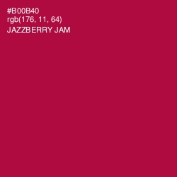 #B00B40 - Jazzberry Jam Color Image