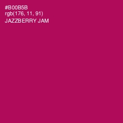 #B00B5B - Jazzberry Jam Color Image