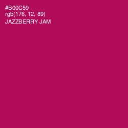 #B00C59 - Jazzberry Jam Color Image