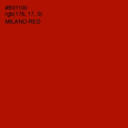 #B01100 - Milano Red Color Image