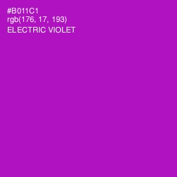 #B011C1 - Electric Violet Color Image