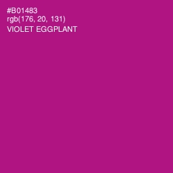 #B01483 - Violet Eggplant Color Image