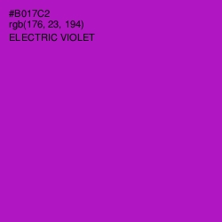 #B017C2 - Electric Violet Color Image