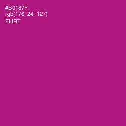 #B0187F - Flirt Color Image