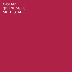 #B02147 - Night Shadz Color Image