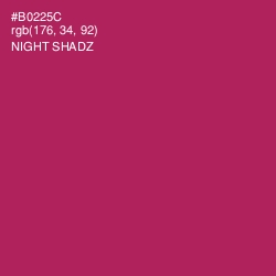 #B0225C - Night Shadz Color Image