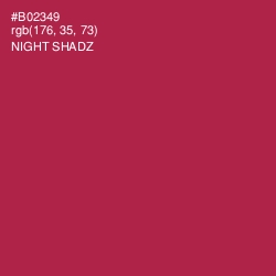 #B02349 - Night Shadz Color Image