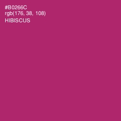 #B0266C - Hibiscus Color Image