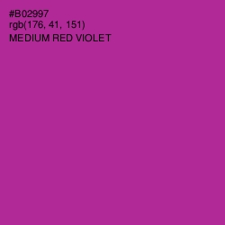 #B02997 - Medium Red Violet Color Image