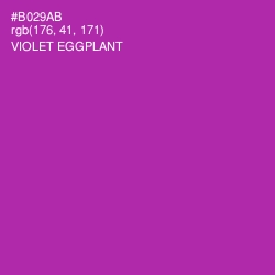 #B029AB - Violet Eggplant Color Image