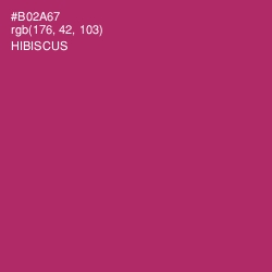 #B02A67 - Hibiscus Color Image