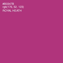 #B0347B - Royal Heath Color Image