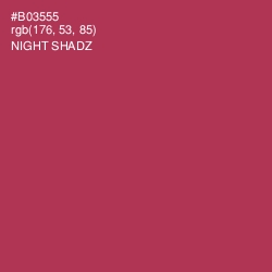 #B03555 - Night Shadz Color Image