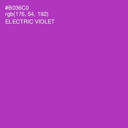 #B036C0 - Electric Violet Color Image