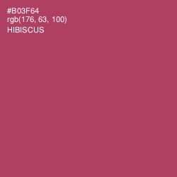 #B03F64 - Hibiscus Color Image