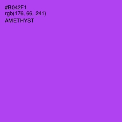 #B042F1 - Amethyst Color Image