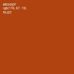#B0430F - Rust Color Image