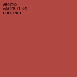 #B04740 - Chestnut Color Image