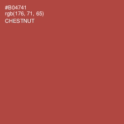 #B04741 - Chestnut Color Image