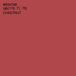 #B0474B - Chestnut Color Image