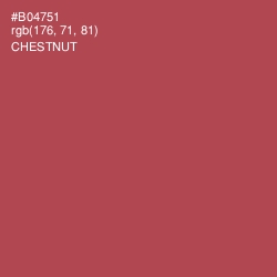 #B04751 - Chestnut Color Image