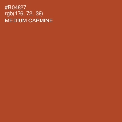#B04827 - Medium Carmine Color Image