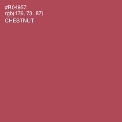 #B04957 - Chestnut Color Image