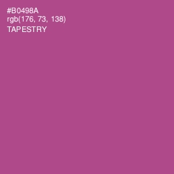 #B0498A - Tapestry Color Image