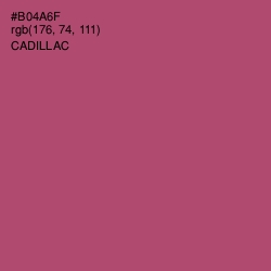 #B04A6F - Cadillac Color Image