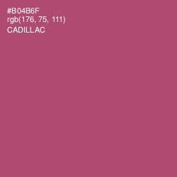 #B04B6F - Cadillac Color Image