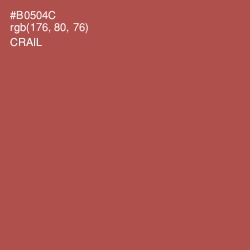 #B0504C - Crail Color Image