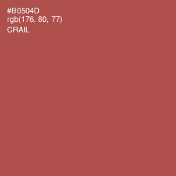 #B0504D - Crail Color Image