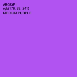 #B053F1 - Medium Purple Color Image