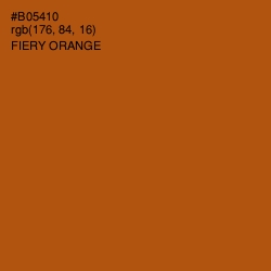 #B05410 - Fiery Orange Color Image