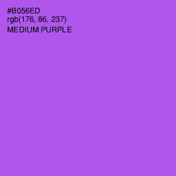 #B056ED - Medium Purple Color Image