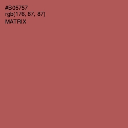 #B05757 - Matrix Color Image