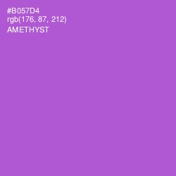 #B057D4 - Amethyst Color Image
