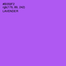#B059F2 - Lavender Color Image