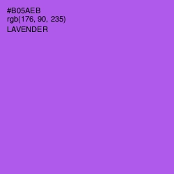 #B05AEB - Lavender Color Image